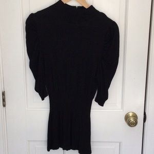 Black fitted sweater